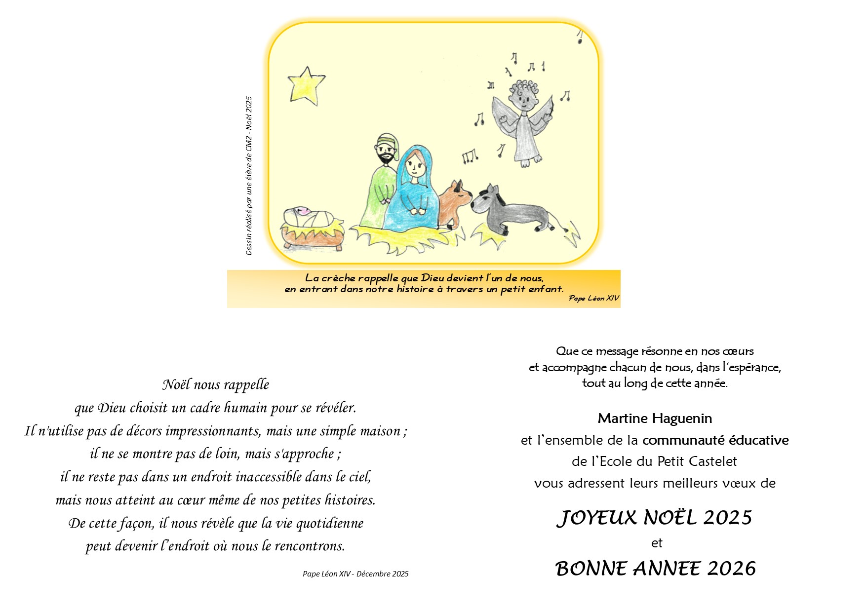 Carte Voeux 26 Bonne année 2026